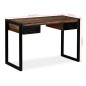 Schreibtisch mit 2 Schubladen Altholz Massiv 120x50x76 cm Schreibtisch mit 2 Schubladen Altholz Massiv 120x50x76 cm