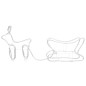 Weihnachtsdekoration Rentiere und Schlitten Outdoor 252 LEDs Weihnachtsdekoration Rentiere und Schlitten Outdoor 252 LEDs