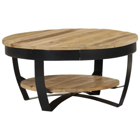 Couchtisch Raues Mangoholz Massiv 65 x 32 cm