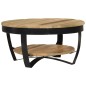 Couchtisch Raues Mangoholz Massiv 65 x 32 cm Couchtisch Raues Mangoholz Massiv 65 x 32 cm