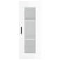 Highboard Hochglanz-Weiß 34,5x34x180 cm Holzwerkstoff Highboard Hochglanz-Weiß 34,5x34x180 cm Holzwerkstoff