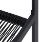 Gartenstühle 4 Stk. PVC Rattan Schwarz Gartenstühle 4 Stk. PVC Rattan Schwarz