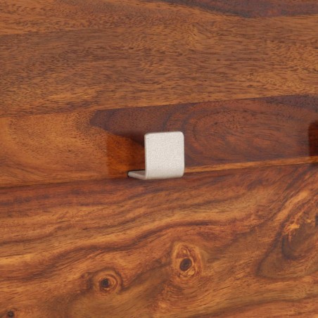 vidaXL Wandgarderobe Massivholz 118×40 cm