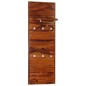 vidaXL Wandgarderobe Massivholz 118×40 cm vidaXL Wandgarderobe Massivholz 118×40 cm