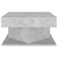 Couchtisch Betongrau 57x57x30 cm Holzwerkstoff Couchtisch Betongrau 57x57x30 cm Holzwerkstoff