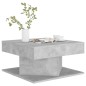 Couchtisch Betongrau 57x57x30 cm Holzwerkstoff Couchtisch Betongrau 57x57x30 cm Holzwerkstoff