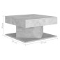 Couchtisch Betongrau 57x57x30 cm Holzwerkstoff Couchtisch Betongrau 57x57x30 cm Holzwerkstoff