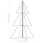 Weihnachtsbaum Kegelform 200 LEDs Indoor Outdoor 98x150 cm Weihnachtsbaum Kegelform 200 LEDs Indoor Outdoor 98x150 cm