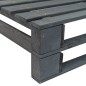 Outdoor-Eckbank Paletten Holz Grau Outdoor-Eckbank Paletten Holz Grau
