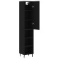 Highboard Schwarz 34,5x34x180 cm Holzwerkstoff Highboard Schwarz 34,5x34x180 cm Holzwerkstoff