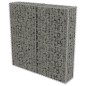 Gabionenwand mit Abdeckung Verzinkter Stahl 100×20×100 cm Gabionenwand mit Abdeckung Verzinkter Stahl 100×20×100 cm