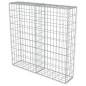 Gabionenwand mit Abdeckung Verzinkter Stahl 100×20×100 cm Gabionenwand mit Abdeckung Verzinkter Stahl 100×20×100 cm