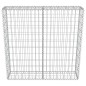 Gabionenwand mit Abdeckung Verzinkter Stahl 100×20×100 cm Gabionenwand mit Abdeckung Verzinkter Stahl 100×20×100 cm