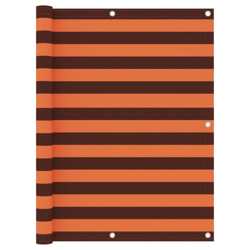 Balkon-Sichtschutz Orange und Braun 120x500 cm Oxford-Gewebe Balkon-Sichtschutz Orange und Braun 120x500 cm Oxford-Gewebe
