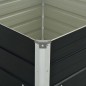 Hochbeet Anthrazit 100 x 100 x 77 cm Verzinkter Stahl Hochbeet Anthrazit 100 x 100 x 77 cm Verzinkter Stahl