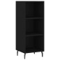 Highboard Schwarz 34,5x34x180 cm Holzwerkstoff Highboard Schwarz 34,5x34x180 cm Holzwerkstoff