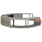 Whirlpool-Umrandung Grau Poly-Rattan Whirlpool-Umrandung Grau Poly-Rattan