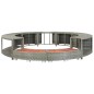Whirlpool-Umrandung Grau Poly-Rattan Whirlpool-Umrandung Grau Poly-Rattan