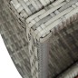 Whirlpool-Umrandung Grau Poly-Rattan Whirlpool-Umrandung Grau Poly-Rattan