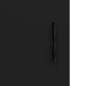 Highboard Schwarz 34,5x34x180 cm Holzwerkstoff Highboard Schwarz 34,5x34x180 cm Holzwerkstoff
