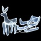 Weihnachtsbeleuchtung Rentiere und Schlitten mit Mesh 432 LEDs Weihnachtsbeleuchtung Rentiere und Schlitten mit Mesh 432 LEDs