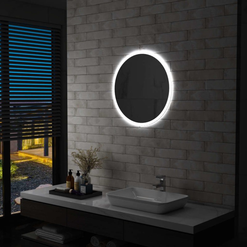 Badezimmerspiegel mit LED 60 cm Badezimmerspiegel mit LED 60 cm