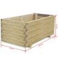 Hochbeet 100x50x40 cm Holz Rechteckig Hochbeet 100x50x40 cm Holz Rechteckig