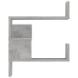 Wand-Eckregale 2 Stk. Betongrau 40x40x50 cm Holzwerkstoff Wand-Eckregale 2 Stk. Betongrau 40x40x50 cm Holzwerkstoff