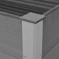 Garten-Hochbeet WPC 150 x 50 x 91 cm Grau Garten-Hochbeet WPC 150 x 50 x 91 cm Grau