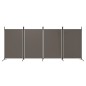 4-tlg. Paravent Anthrazit 346x180 cm Stoff 4-tlg. Paravent Anthrazit 346x180 cm Stoff