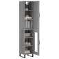 Highboard Grau Sonoma 34,5x34x180 cm Holzwerkstoff Highboard Grau Sonoma 34,5x34x180 cm Holzwerkstoff