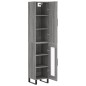Highboard Grau Sonoma 34,5x34x180 cm Holzwerkstoff Highboard Grau Sonoma 34,5x34x180 cm Holzwerkstoff