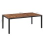 9-tlg. Garten-Essgruppe Poly Rattan Akazie Massivholz Schwarz 9-tlg. Garten-Essgruppe Poly Rattan Akazie Massivholz Schwarz