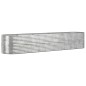 vidaXL Hochbeet Pulverbeschichteter Stahl 368x80x68 cm Silbern vidaXL Hochbeet Pulverbeschichteter Stahl 368x80x68 cm Silbern