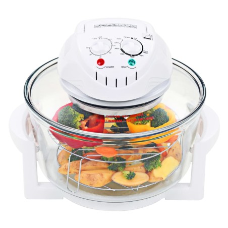 Halogen-Konvektionsofen mit Verlängerungsring 1400 W 17 L