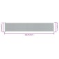 Seitenmarkise Ausziehbar 117x600 cm Grau Seitenmarkise Ausziehbar 117x600 cm Grau