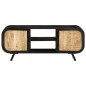 TV-Schrank 110x30x45 cm Raues Mangoholz TV-Schrank 110x30x45 cm Raues Mangoholz