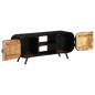 TV-Schrank 110x30x45 cm Raues Mangoholz TV-Schrank 110x30x45 cm Raues Mangoholz