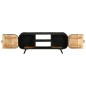 TV-Schrank 110x30x45 cm Raues Mangoholz TV-Schrank 110x30x45 cm Raues Mangoholz