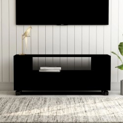 TV-Schrank Schwarz 120x35x48 cm Holzwerkstoff