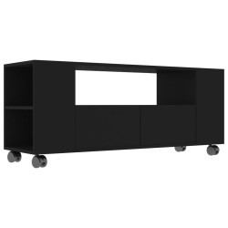 TV-Schrank Schwarz 120x35x48 cm Holzwerkstoff