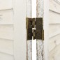 vidaXL 5-tlg. Raumteiler Antikweiß 178,5x166 cm Massivholz vidaXL 5-tlg. Raumteiler Antikweiß 178,5x166 cm Massivholz