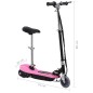 vidaXL E-Scooter mit Sitz 120 W Rosa vidaXL E-Scooter mit Sitz 120 W Rosa