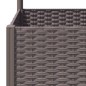 Pflanzkübel mit Rankgitter Braun 120x40x136 cm PP Pflanzkübel mit Rankgitter Braun 120x40x136 cm PP