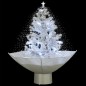 Schneiender Weihnachtsbaum mit Schirmfuß Weiß 75 cm Schneiender Weihnachtsbaum mit Schirmfuß Weiß 75 cm