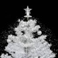 Schneiender Weihnachtsbaum mit Schirmfuß Weiß 75 cm Schneiender Weihnachtsbaum mit Schirmfuß Weiß 75 cm