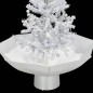 Schneiender Weihnachtsbaum mit Schirmfuß Weiß 75 cm Schneiender Weihnachtsbaum mit Schirmfuß Weiß 75 cm