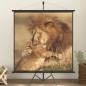 Beamer-Leinwand mit Stativ 57" 1:1 Beamer-Leinwand mit Stativ 57" 1:1