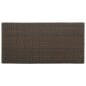 Bartisch mit Regal Braun 120x60x110 cm Poly Rattan Bartisch mit Regal Braun 120x60x110 cm Poly Rattan