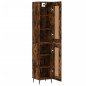 Highboard Räuchereiche 34,5x34x180 cm Holzwerkstoff Highboard Räuchereiche 34,5x34x180 cm Holzwerkstoff